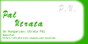 pal utrata business card